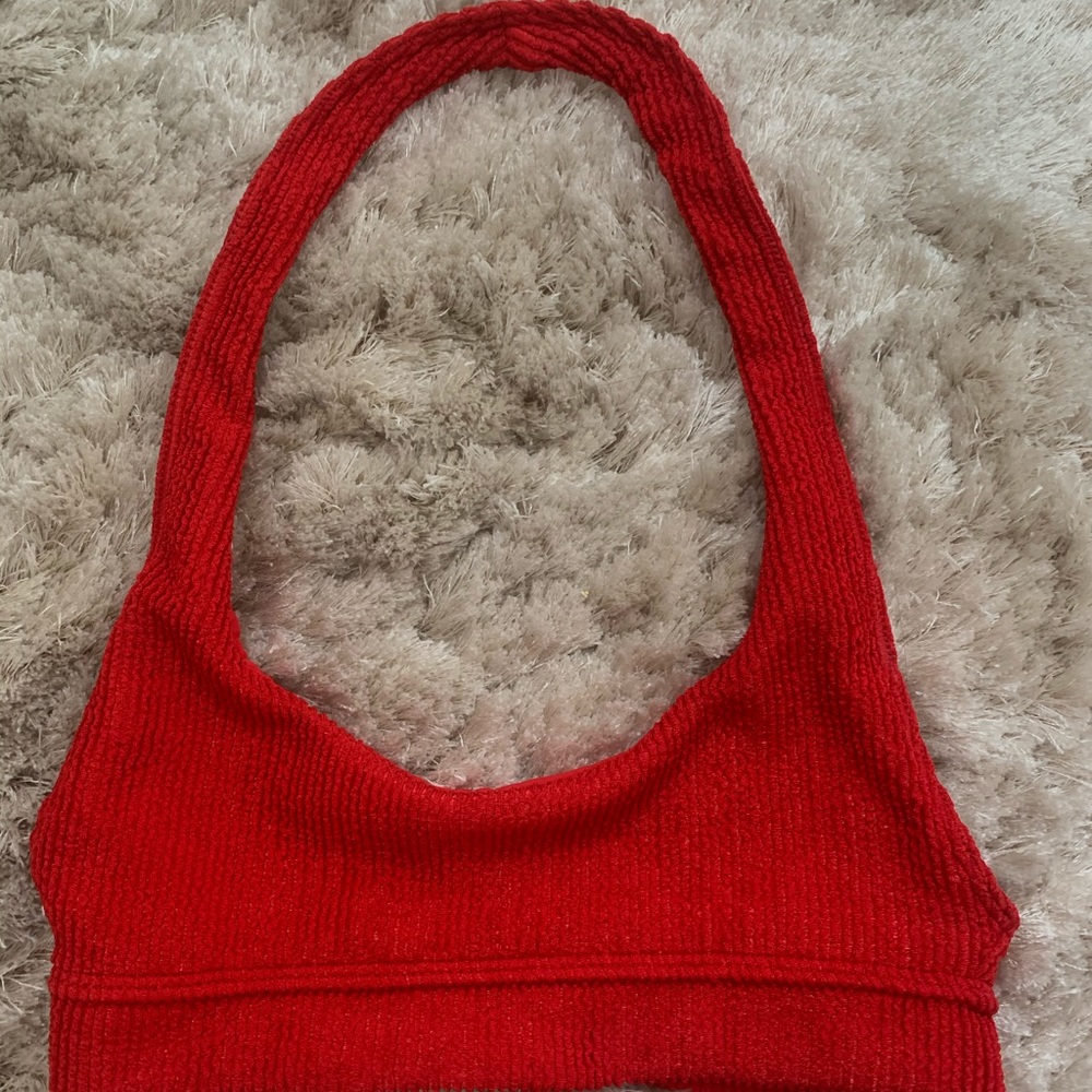 Frankies bikinis red top